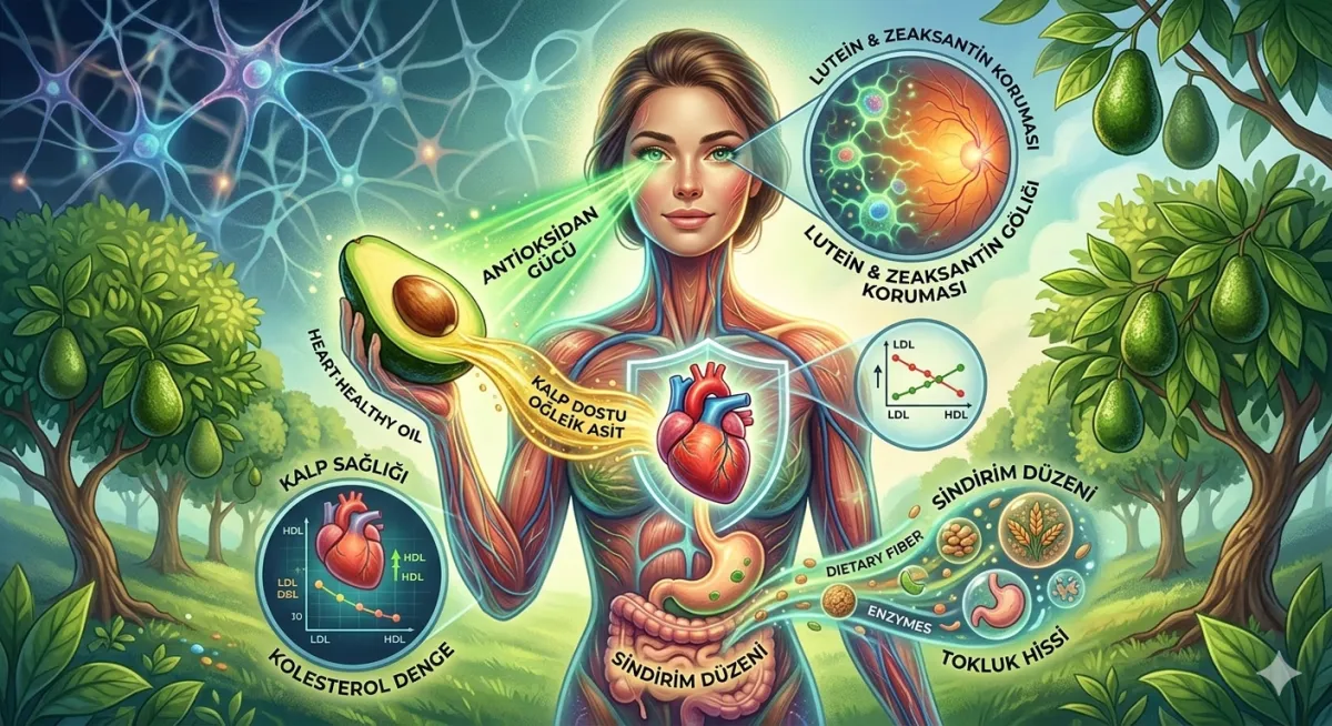 Doğanın Yeşil Hazinesi: Avokado Meyvesi, Besin Değerleri ve Bilimsel Kanıtlarla Sağlığa Faydaları